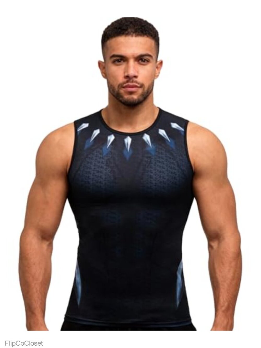 Men's Muscle Tank Top Sleeveless Compression Shirt Cool Dry Baselayer
